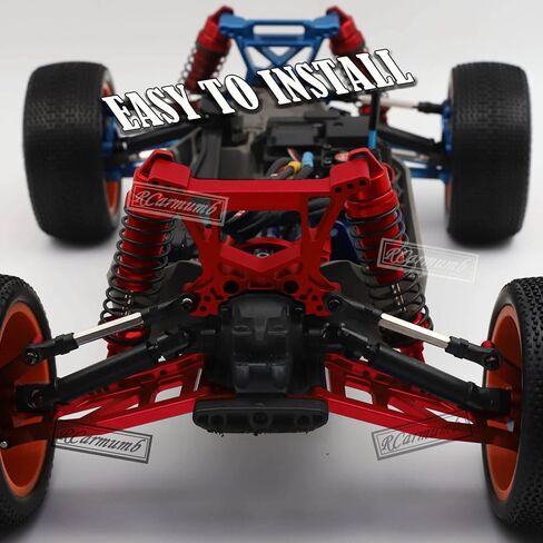 ترقيات ذراع التعليق الأمامي الخلفي من سبيكة Rcarmumb لـ 1/10 Slash 4x4 VXL، Stampede 4X4 VXL، Rustler 4X4 VXL، Hoss 4X4 VXL، تعليق أمامي خلفي من سبيكة A Arms Hops Ups، أزرق داكن in Kuwait