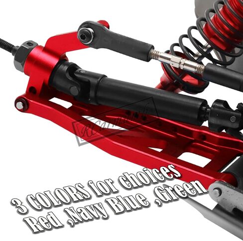 ترقيات ذراع التعليق الأمامي الخلفي من سبيكة Rcarmumb لـ 1/10 Slash 4x4 VXL، Stampede 4X4 VXL، Rustler 4X4 VXL، Hoss 4X4 VXL، تعليق أمامي خلفي من سبيكة A Arms Hops Ups، أزرق داكن in Kuwait