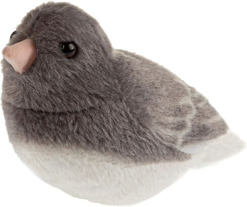 Wild Republic Audubon Birds Dark Eyed Junco Plush with Authentic Bird Sound, Stuffed Animal, Bird Toys for Kids and Birders in Saudi Arabia