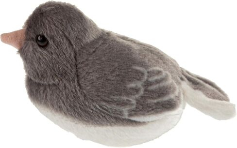Wild Republic Audubon Birds Dark Eyed Junco Plush with Authentic Bird Sound, Stuffed Animal, Bird Toys for Kids and Birders in Saudi Arabia