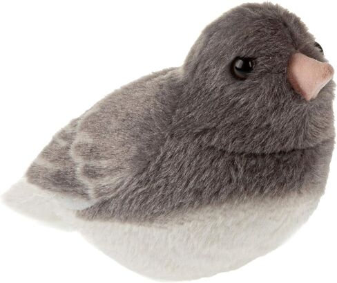 Wild Republic Audubon Birds Dark Eyed Junco Plush with Authentic Bird Sound, Stuffed Animal, Bird Toys for Kids and Birders in Saudi Arabia