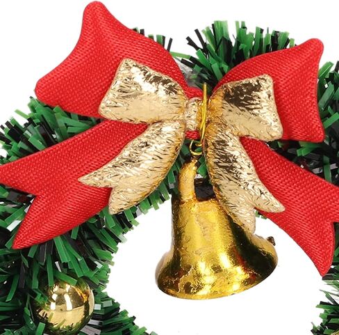 10 قطع من إكسسوارات بيت الدمى المصغرة لإكليل عيد الميلاد، أكاليل زينة صغيرة لإكسسوارات تزيين عيد الميلاد، نموذج مشهد مصغر للعب التظاهري لدمية بمقياس 1/12 1/6 in Kuwait