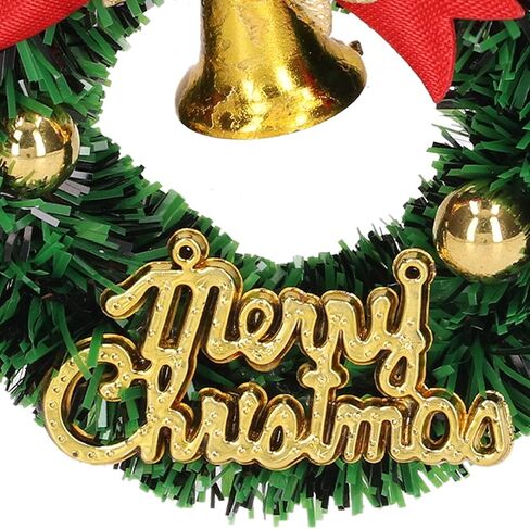 10 قطع من إكسسوارات بيت الدمى المصغرة لإكليل عيد الميلاد، أكاليل زينة صغيرة لإكسسوارات تزيين عيد الميلاد، نموذج مشهد مصغر للعب التظاهري لدمية بمقياس 1/12 1/6 in Kuwait