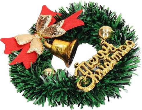 10 قطع من إكسسوارات بيت الدمى المصغرة لإكليل عيد الميلاد، أكاليل زينة صغيرة لإكسسوارات تزيين عيد الميلاد، نموذج مشهد مصغر للعب التظاهري لدمية بمقياس 1/12 1/6 in Kuwait