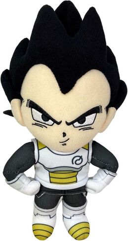 لعبة دراغون بول سوبر من Great Eastern Entertainment - Vegeta 01 من القطيفة في وضعية الجلوس بطول 17.78 سم ارتفاع، متعددة الألوان in Saudi Arabia