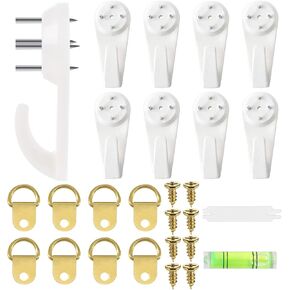 80PCS Concrete Wall Hooks, No Damage Wall Picture Hangers Hanging Kit Without Drilling in Kuwait