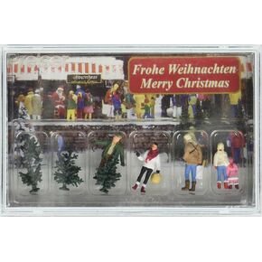 مجموعة شجرة الكريسماس 10627 مع 4 أشجار بمقياس HO in Kuwait