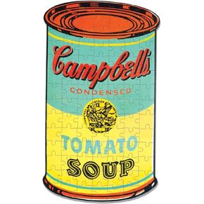 Galison Andy Warhol Mini Shaped Puzzle Campbell's Soup