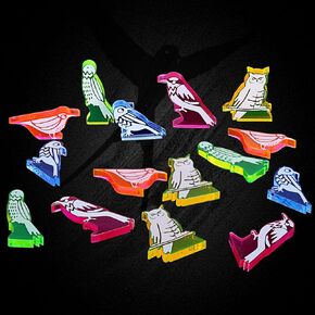 مجموعة من 40 قلم تحديد طائر أكريليك مقطوع بالليزر من مجموعة من 40 قطعة ملحقات مطورة خاصة بأجنحة القرن in Kuwait