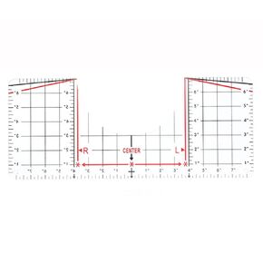 دليل مسطرة تي شيرت لمحاذاة الفينيل، مساطر تي شيرت لتصميم المركز - حجم قياسي، أداة محاذاة HTV، أداة مسطرة قياس تي شيرت للضغط الحراري in Kuwait