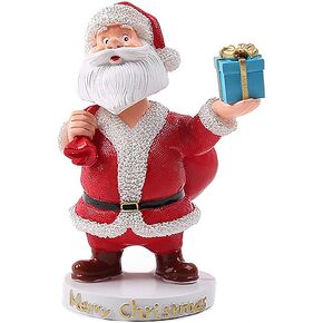 NUOBESTY Santa Head Toy Car Dashboard Toy Christmas Santa Claus Desk Car Ornament for Home Party(Random Style) in Saudi Arabia