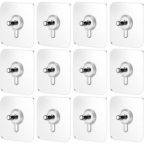 50 قطعة من Cabilock 50 قطعة من ملصقات المسمار التي لا تترك أثرًا على المكتب، خطافات صورة للتعليق على الحائط، ملصق برغي مثبت على الحائط، شماعة طلاء، شماعة حائط خالية من الأظافر in Kuwait