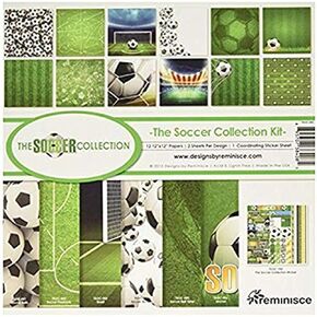 Reminisce The Soccer Collection Kit, Multicolor, 12" by 12", TSOC-200