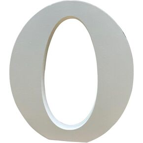 8inch Tall White Standing Wooden Letters, 0.8inch Thick Unfinished Wood Letters Decorative Wooden Alphabet Letters for Wall Decor DIY Craft Wedding Birthday Party Christmas (&)