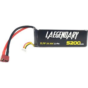 LAEGENDARY RC Car LiPo - 5200 مللي أمبير 11.1 فولت 3S 30C بطارية قابلة للشحن - متوافقة مع شاحنة RC بمقياس 1:10 in Kuwait