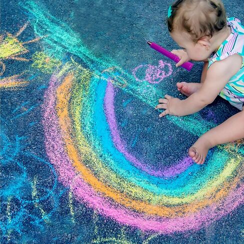 Colorful 36 Colors Crayons for Kids - Non Toxic Washable Twistable Crayons for Children Coloring - Gel Crayon-Pastel-Watercolor Effect - Ideal for Paper in Kuwait