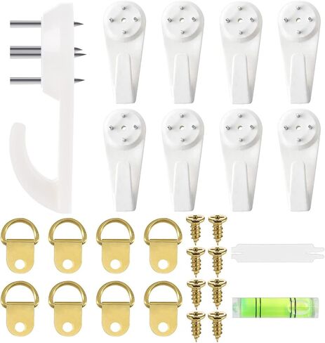 80PCS Concrete Wall Hooks, No Damage Wall Picture Hangers Hanging Kit Without Drilling in Kuwait