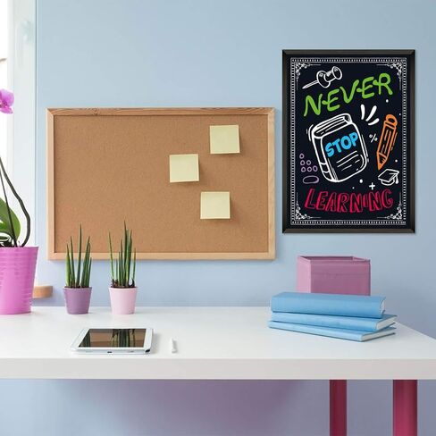 Yoklili 18 Pack Motivational Posters for Classroom Office Decorations Inspirational Quote Wall Art for Students Teachers, 11 x 17 In. in Kuwait