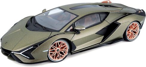 Lamborghini Bburago,Plastic ,1:18 Sián FKP37 - Green in Saudi Arabia