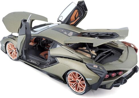 Lamborghini Bburago,Plastic ,1:18 Sián FKP37 - Green in Saudi Arabia