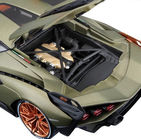 Lamborghini Bburago,Plastic ,1:18 Sián FKP37 - Green in Saudi Arabia