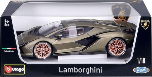 Lamborghini Bburago,Plastic ,1:18 Sián FKP37 - Green in Saudi Arabia
