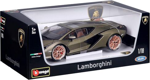 Lamborghini Bburago,Plastic ,1:18 Sián FKP37 - Green in Saudi Arabia