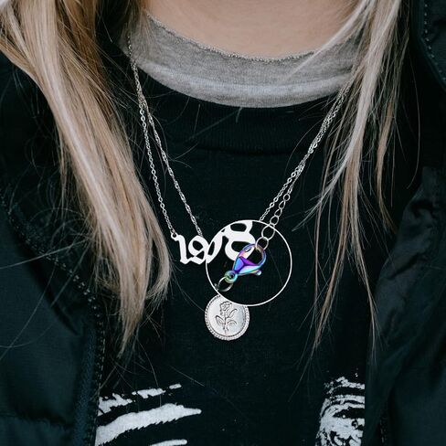 30 Pieces Rainbow Color Lobster Claw Clasps Stainless Steel Necklace Lobster Clasp Fastener Hook Clasps for DIY Bracelet Jewelry Making Findings, 12 x 7 mm in Kuwait