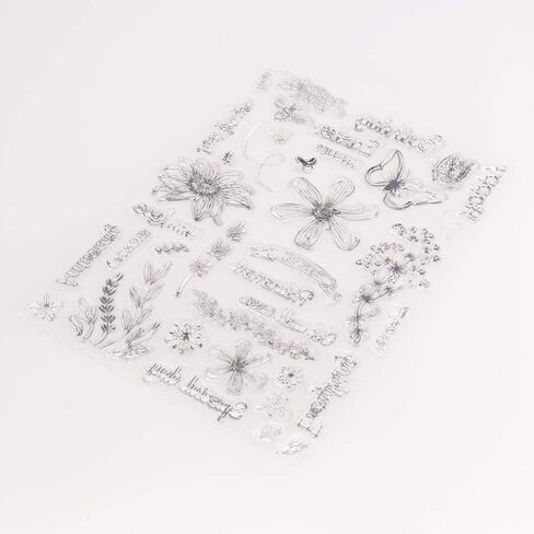 Arrietty سعيد عيد الفصح زهور الربيع عيد ميلاد سعيد أتمنى لك الشفاء العاجل المشاعر واضحة طوابع لصنع البطاقات الديكور وأدوات سكرابوكينغ DIY طوابع مطاطية in Kuwait