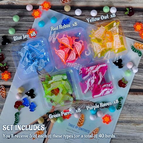 مجموعة من 40 قلم تحديد طائر أكريليك مقطوع بالليزر من مجموعة من 40 قطعة ملحقات مطورة خاصة بأجنحة القرن in Kuwait