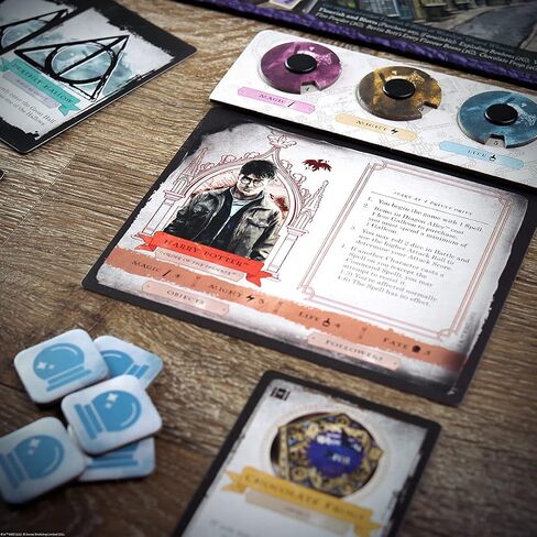 Harry Potter Talisman Board Game | Play as Harry, Dumbledore, Draco, Bellatrix and More | Collect Hallows to Defeat or Help Voldemort | Officially-Licensed Game Based on Harry Potter Films in Saudi Arabia