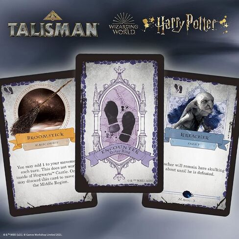 Harry Potter Talisman Board Game | Play as Harry, Dumbledore, Draco, Bellatrix and More | Collect Hallows to Defeat or Help Voldemort | Officially-Licensed Game Based on Harry Potter Films in Saudi Arabia