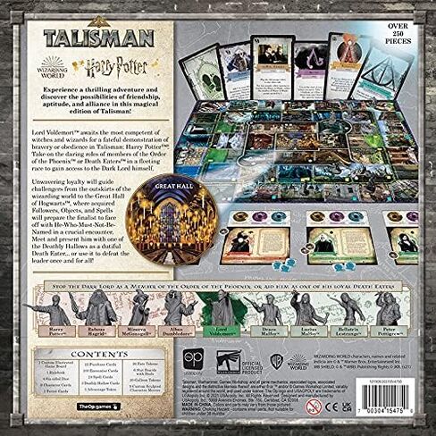 Harry Potter Talisman Board Game | Play as Harry, Dumbledore, Draco, Bellatrix and More | Collect Hallows to Defeat or Help Voldemort | Officially-Licensed Game Based on Harry Potter Films in Saudi Arabia