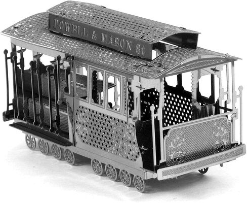 Metal Earth San Francisco Cable Car 3D Metal Model Kit Bundle with Tweezers Fascinations in Saudi Arabia