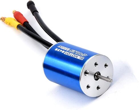 محرك FPVDrone 2435 4800 كيلو فولت عديم المسفرات مع وحدة تحكم بالسرعة 25 أمبير بدون فرشاة ESC لشاحنة 1/16 1/18 in Kuwait