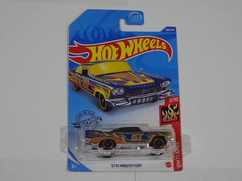 Hot Wheels - '57 Plymouth Fury - HW Flames 2/10 [Blue] - #168/250 in Saudi Arabia