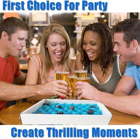 لعبة شطرنج مغناطيسية - لعبة لوحية مغناطيسية متعددة اللاعبين، لعبة مغناطيسية على سطح الطاولة مع اخدود اسفنجي/حبل، شطرنج معركة مغناطيسية محمولة مع شنطة تخزين in Kuwait