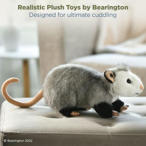 Bearington Collection Harry Plush Opossum Stuffed Animal, 9 Inch in Saudi Arabia