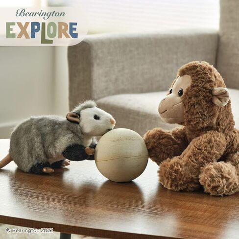 Bearington Collection Harry Plush Opossum Stuffed Animal, 9 Inch in Saudi Arabia