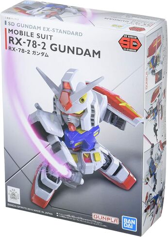 SD Gundam EX Standard Mobile Suit Gundam RX-78-2 Gundam مرمز بالألوان مسبقًا بلاستيك in Saudi Arabia
