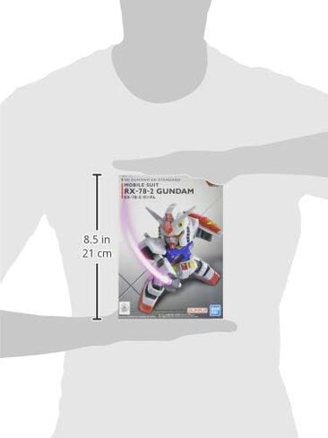 SD Gundam EX Standard Mobile Suit Gundam RX-78-2 Gundam مرمز بالألوان مسبقًا بلاستيك in Saudi Arabia