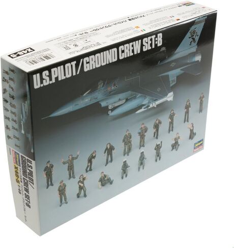 Hasegawa X48-5 US Air Force Pilot / ground crew set B in Saudi Arabia