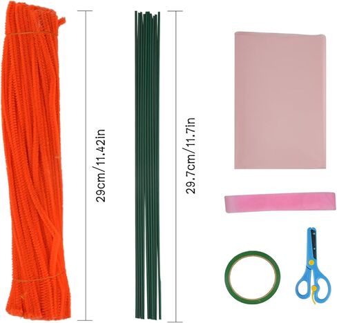 Locisne 316PCS DIY Pipe Cleaner Crafts Supplies - Chenille Stems Sunflower Craft Figures Supplies Set Gift & Craft Art, Creative Crafts Decorations for Kids Women in Kuwait