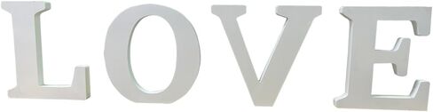 HGWOUY 8 بوصة طويل القامة رسائل خشبية بيضاء، 0.8 بوصة سميكة الحروف الخشبية غير المكتملة الحروف الأبجدية الخشبية لديكور الحائط DIY الحرفية الزفاف عيد ميلاد حزب عيد الميلاد الديكور (T) in Kuwait