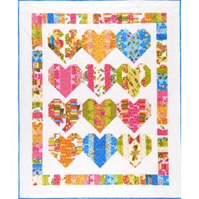Heartstrings Quilt Pattern Designed by Gail Yakos for Black Mountain Needleworks in Saudi Arabia