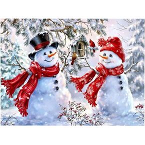 ACANDYL Paint by Number Snowman DIY Painting Paint by Number Kit for Kids Adults Students Beginner DIY Canvas Painting by Numbers Acrylic Oil Painting Arts Craft for Home Decoration Christmas16x20 in in Kuwait
