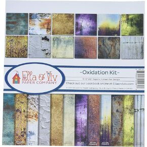 Ella & Viv by Reminisce EAV-1101 Oxidation Scrapbook Colleciton Kit