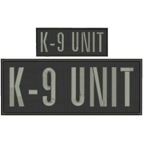 رقعة تطريز K-9 مقاس 4 × 10 قدم و2 × 5 خطاف على الظهر بلون رمادي من هايت سيلر in Kuwait