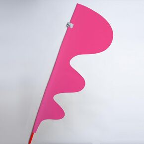 أعلام سلامة الدراجة/الدراجة ثلاثية العجلات باللون الوردي من TRICEPLAY - رؤية عالية، علم الدراجة، علم سلامة دراجة الأطفال، علم مقطورة الدراجة، علم رؤية الدراجة... in Kuwait