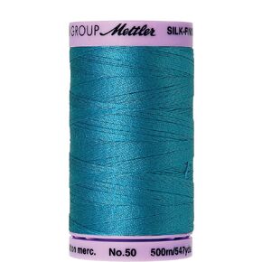 Mettler Silk-Finish Solid Cotton Thread, 547 yd/500m, Caribbean Blue in Kuwait